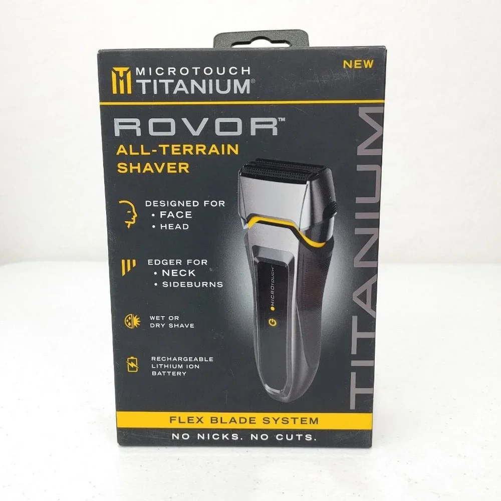 Microtouch Titanuim ROVOR Men's Wireless Rechargeable Shaver